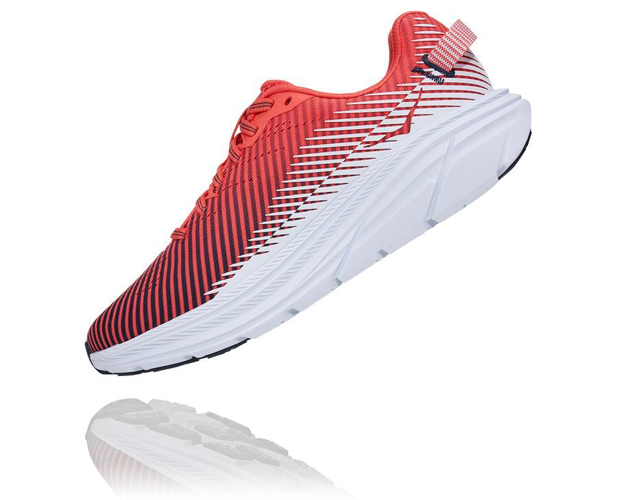 Tenis Hoka One One Mujer Rojos/Blancos - Rincon 2 - FQUD74536